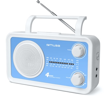 Muse M-05BL Draagbare 4-band radio