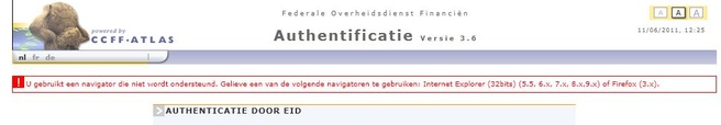 Tax-on-web: compatibele browsers