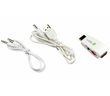 Techly HDMI to VGA Converter Adapter with Audio IDATA HDMI-VGA2MA