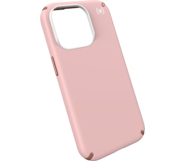 Speck Presidio2 Pro + MS Apple iPhone 15 Pro Dahlia Pink - with Microban