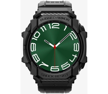 Spigen Rugged Armor Pro Case Samsung Galaxy Watch Ultra Zwart