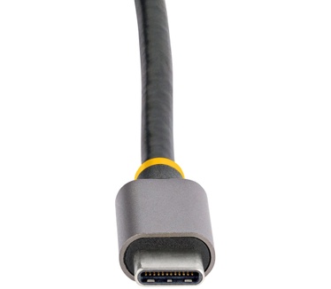 Startech.com USB C Multiport Adapter, 4K 60Hz HDMI Video Adapter, 3 Port 5Gbps USB-A 3.2 Hub, 100W Power Delivery Pass-Through, GbE, 30cm Kabel, USB Type-C Ethernet Adapter, Travel Dock, Laptop Docking Station