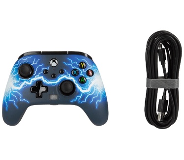 PowerA Enhanced Wired Controller for Xbox series S|X Blauw, Zwart
