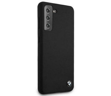 BMW Silicone Back Case voor Samsung Galaxy S21 Plus - Zwart Zwart