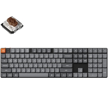 Keychron K5 Max, RGB backlight, Hot Swappable, Gateron Low Profile 2.0 Brown, Qwerty US