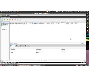 µTorrent Linux screenshot