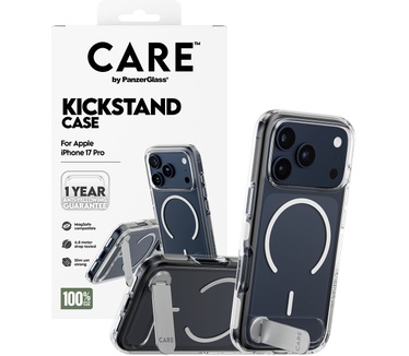 PanzerGlass CARE by PanzerGlass® Feature Case Transparent w. Kickstand & MagSafe iPhone 17 Pro