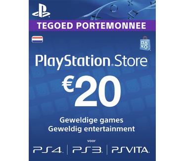 Sony PlayStation Store tegoed €20,- (Nederland)