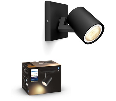 Philips Hue White ambiance Runner, enkele spot Zwart(exclusief dimmer)