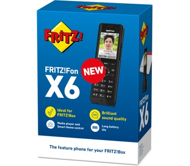 AVM FRITZ!Fon X6, International, Zwart
