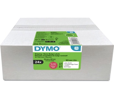 Dymo DYMO originele LabelWriter grote verzendlabels/naamkaarten | 54 mm x 101 mm | 24 rollen met elk 220 labels (5280 zelfklevende etiketten) | Geschikt voor de LabelWriter labelprinters | Gemaakt in Europa