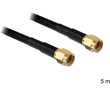 Delock RP-SMA - RP-SMA, 5m