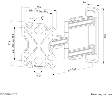 Neomounts WL40S-850BL12