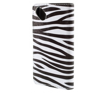 Kees Zebra Print Portemonnee Hoesje Wiko Sunset 2