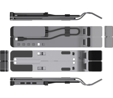 j5create JTS223-N Laptopstandaard met USB™-hub met 4 poorten