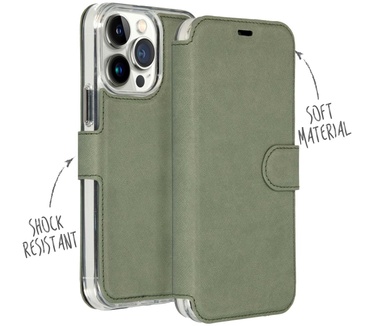 Accezz Xtreme Wallet Bookcase iPhone 14 Pro Max - Lichtgroen