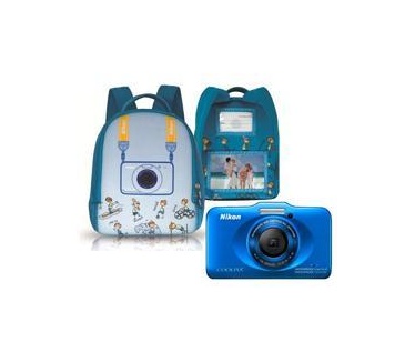 Nikon Coolpix S32 + Rugzak Blauw