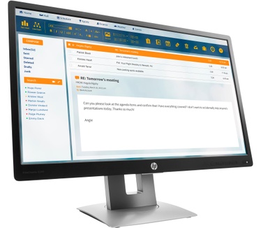 HP EliteDisplay E240 (M1N99AA) Zilver, Zwart