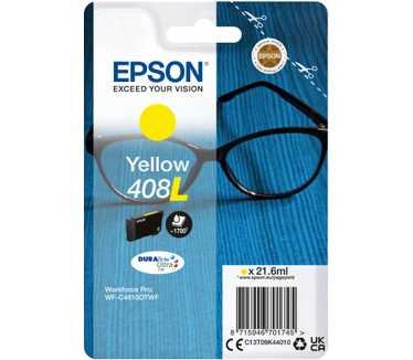 Epson Singlepack Yellow 408L DURABrite Ultra Ink