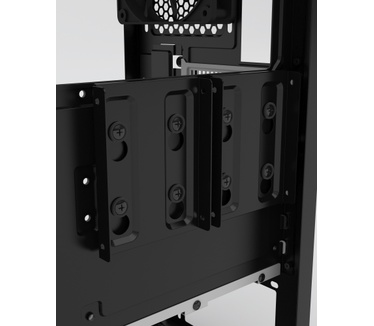 Phanteks Eclipse P400S Tempered Glass Zwart/Wit
