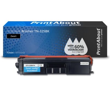 PrintAbout Huismerk Brother TN-325BK Toner Zwart Hoge capaciteit