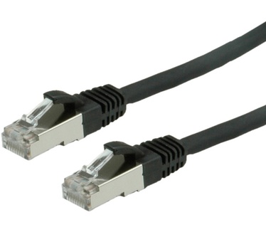 Value S/FTP Patchkabel Cat.6, LS0H, zwart, 0,5m