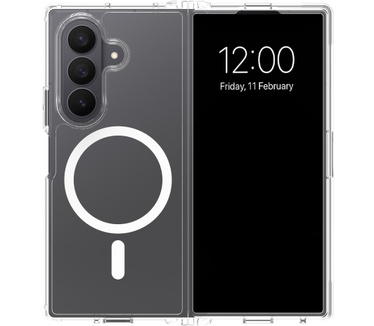 Accezz Xtreme Impact Backcover met MagSafe voor de Samsung Galaxy Z Fold 8 Ultra - Transparant