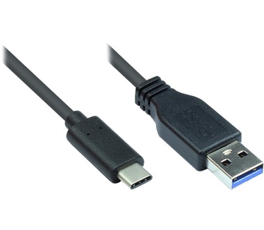 Alcasa USB C - USB A 1.8m M/M