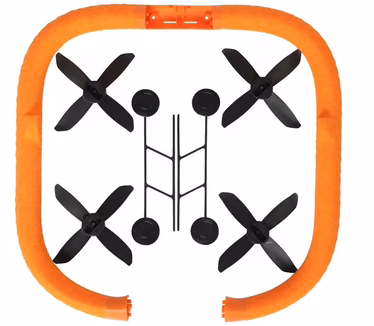 HOVERAir Repair Kit for AQUA - Oranje, Zwart