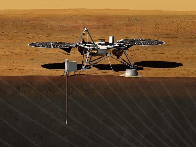 De InSight-Marsrover