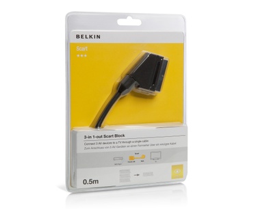 Belkin 1x Scart - 3x Scart