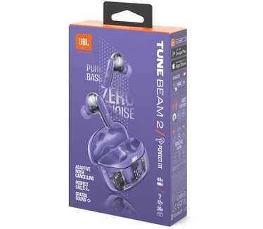 JBL Tune Beam 2 Ghost (Paars)