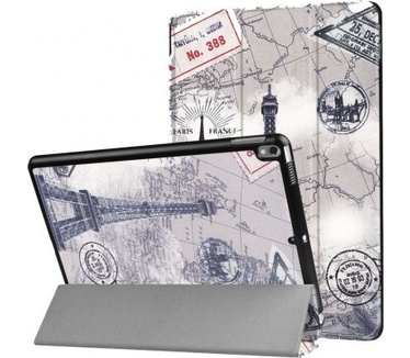 qMust Apple iPad Pro 10.5 (2017) Smart Tri-Fold Case - Eiffel Tower