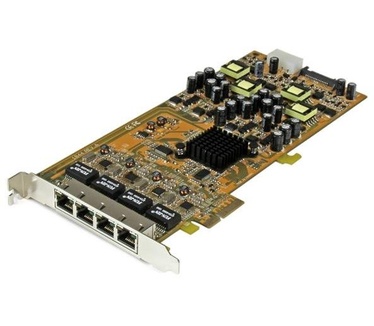 Startech.com 4 Port Gigabit PoE PCIe Network Card (ST4000PEXPSE)
