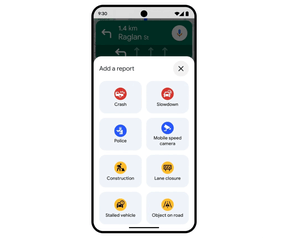 Google Maps-incidentmeldingen