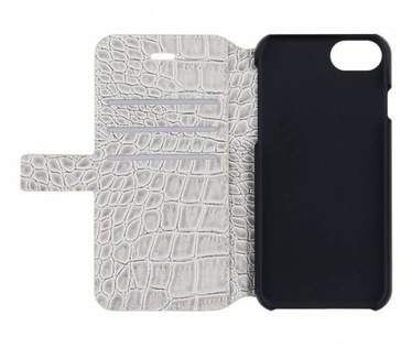 Guess Originele Croco Bookcase Hoesje voor de iPhone 7 - Beige