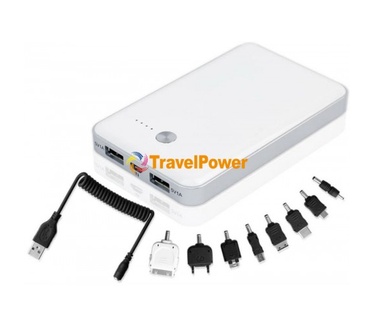 TravelPower Universele Dual USB Power Bank 7000mAh 2.1A
