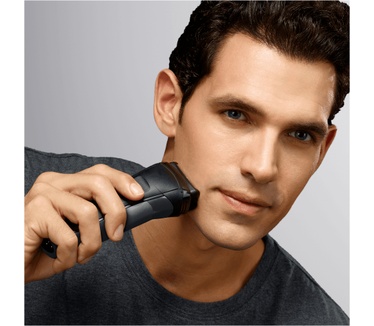 Braun Series 3 300s Oplaadbaar Elektrisch Scheerapparaat, Zwart