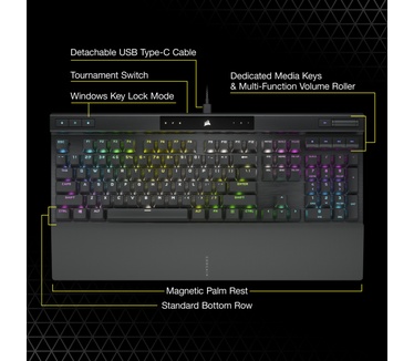 Corsair K70 RGB Pro (MX Brown, Qwerty US)