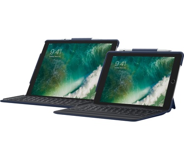 Logitech Slim Combo voor 12,9" iPad Pro, Qwerty UK Blauw