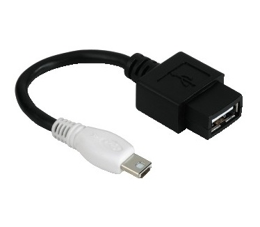 Hama OTG Cable Adapter Mini USB A-plug - USB A-Socket
