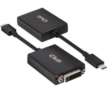 Club 3D USB 3.1 Type-C naar DVI-D Actieve Adapter