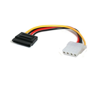 Equip Molex 4-pin(f)/SATA 15-pin(f)