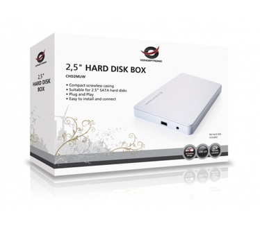 Conceptronic Harddisk Box Mini Wit