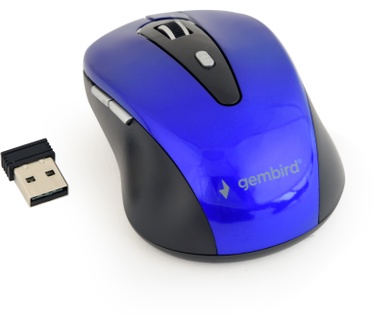 Gembird Wireless Optical Mouse Blauw