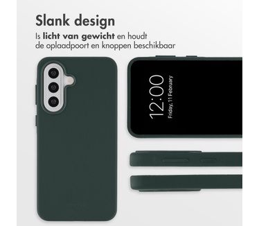 Accezz MagSafe Leather Backcover Samsung Galaxy A57 (5G) - Cedar Green