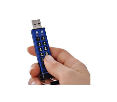 iStorage datAshur Pro USB3 256-bit 64GB Blauw