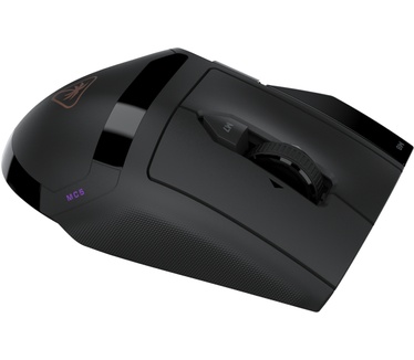 Turtle Beach Command Series MC5 draadloze 8K aanpasbare RGB-gamingmuis - Zwart, Owl-Eye optische sensor met 30.000 DPI, oplaadbare batterij duur 35 uur, 4D Scroll Wheel, optische schakelaars, RGB