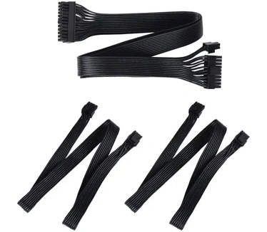 Silverstone PP05-MBEPS kabel Zwart