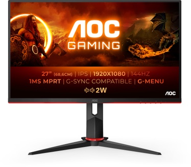 AOC 27G2AE/BK Zwart
